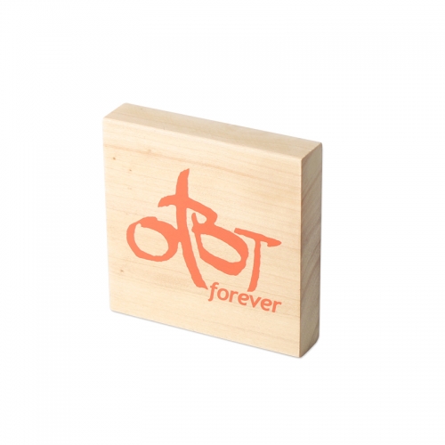 Custom Wooden Logo Block