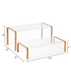 CrystalClear Acrylic Riser Display Stand for Enhanced Product Visibility